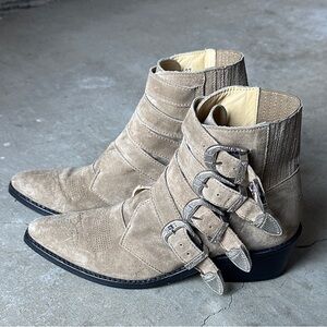 Toga Pulla Multi Strap Boots -  Suede, 37